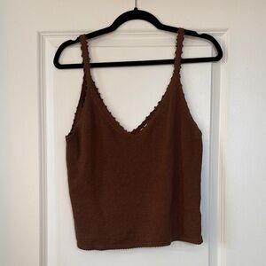 Reformation Cocoa Knit Camisole